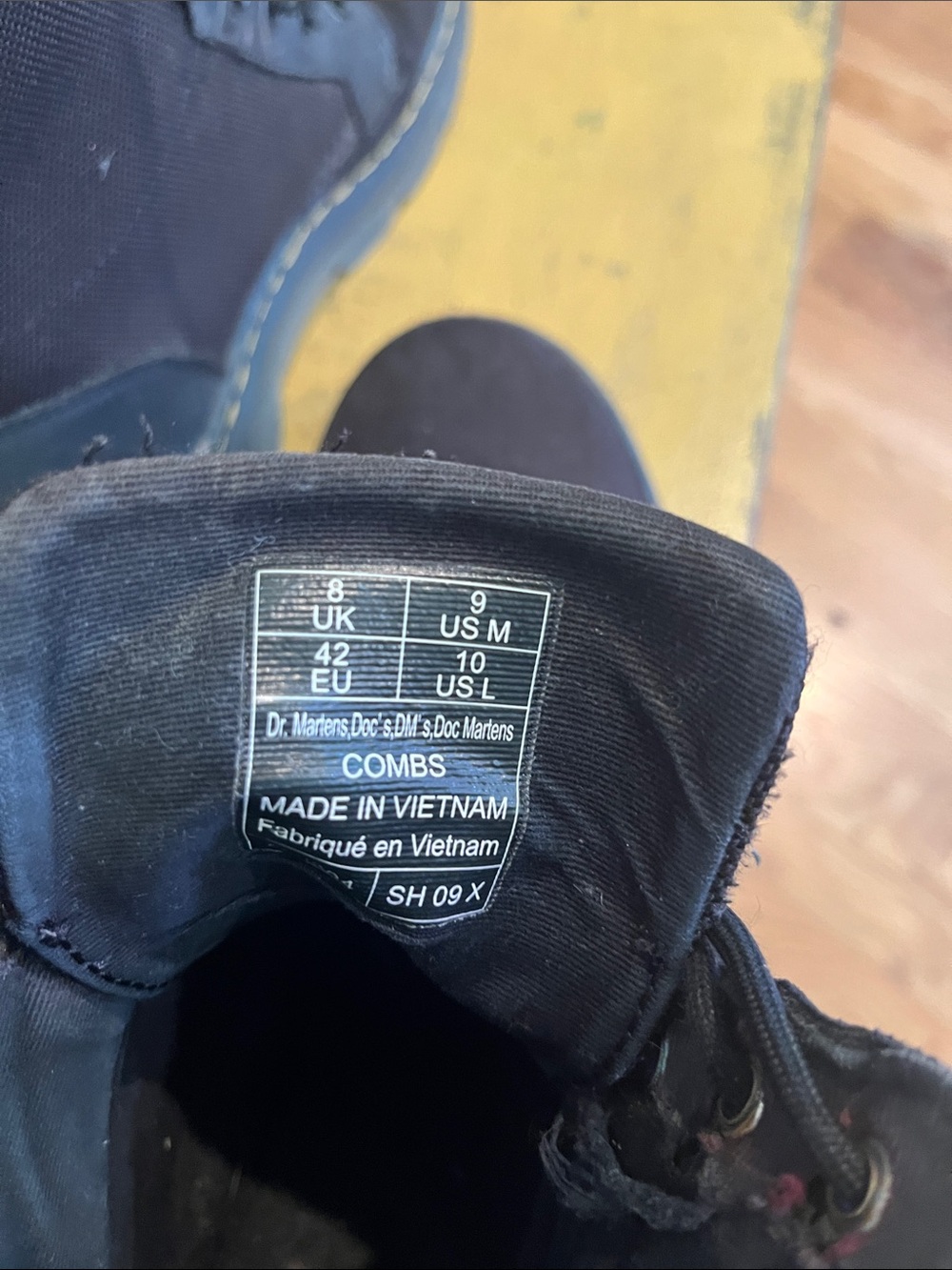 Dr. Martens Black Men's Lace-Up Tactical Boots - Picture 6 of 11